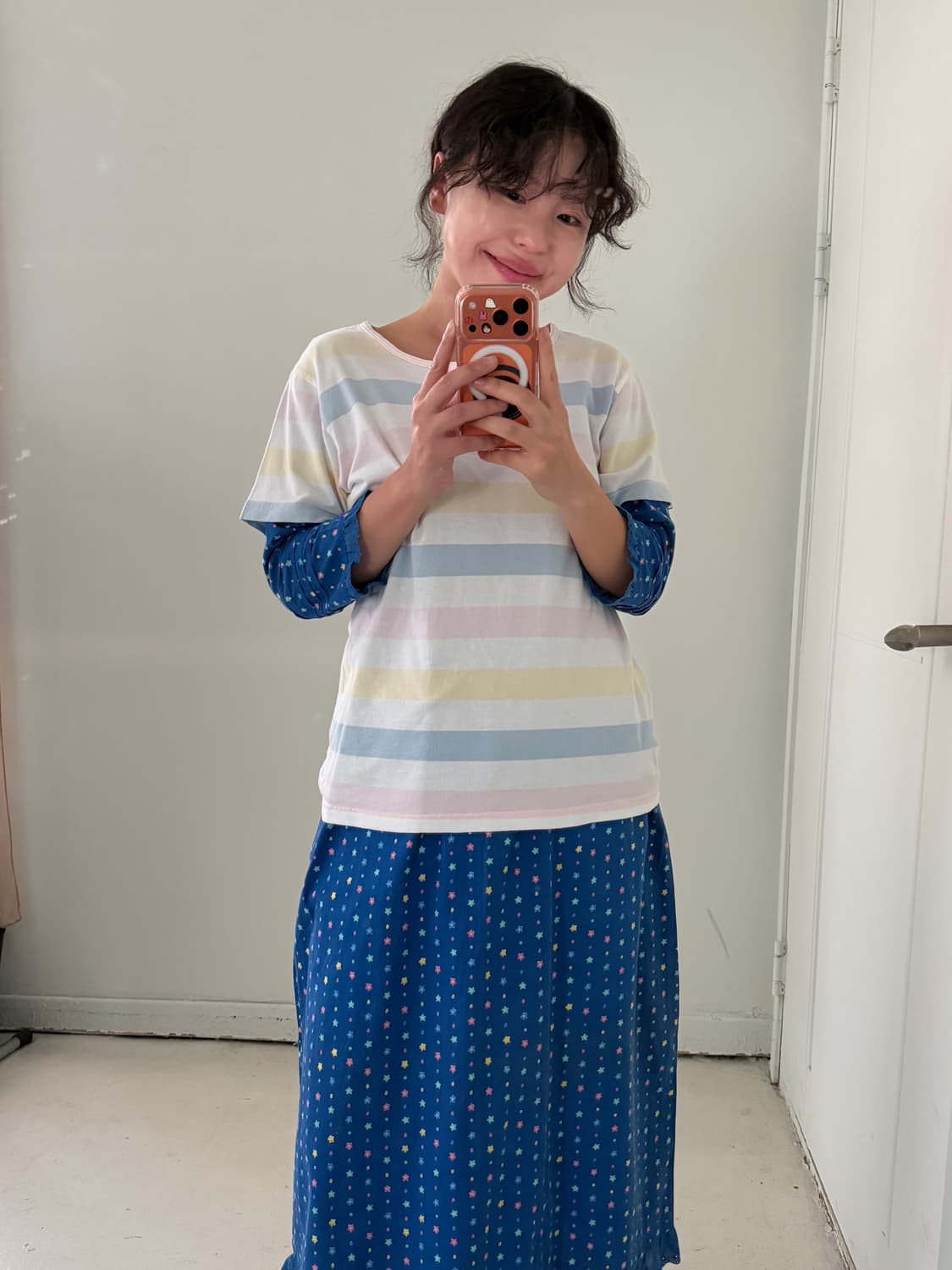 일본빈티지 모리 파스텔 반팔 상품이미지3