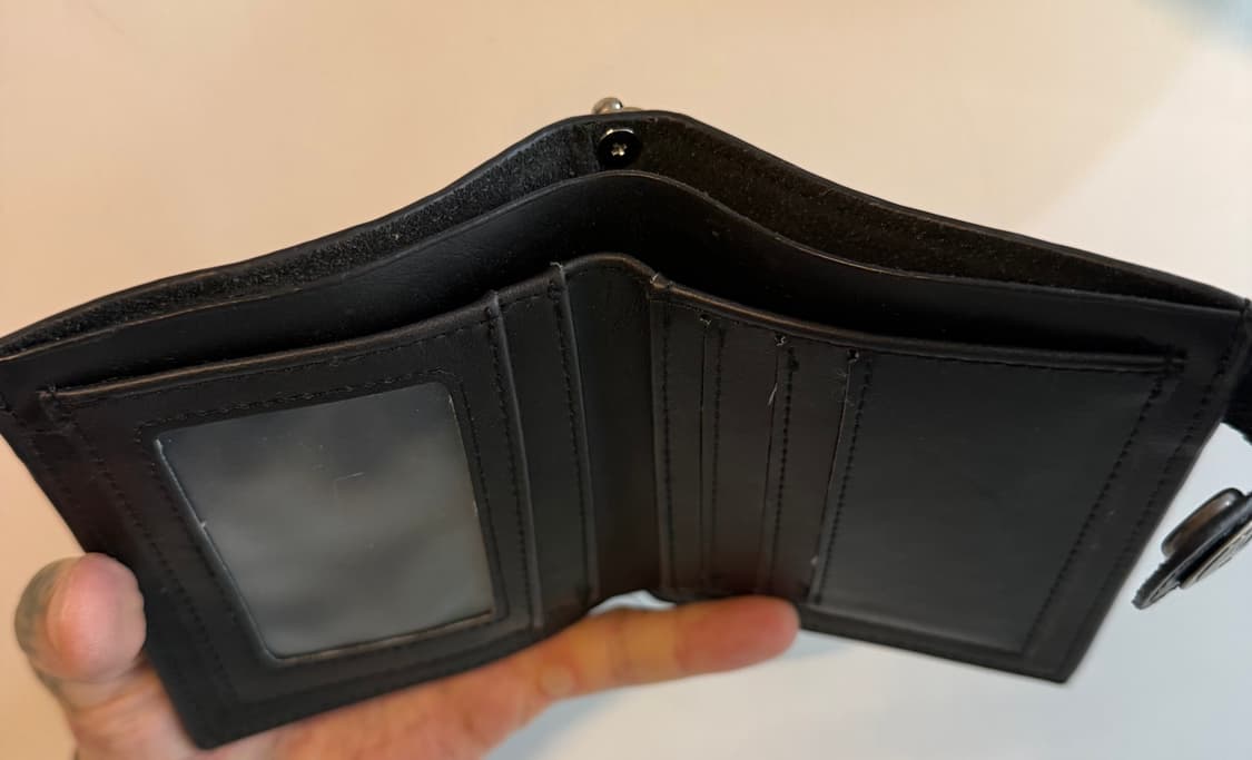 펑크 스컬 반지갑 상품이미지3