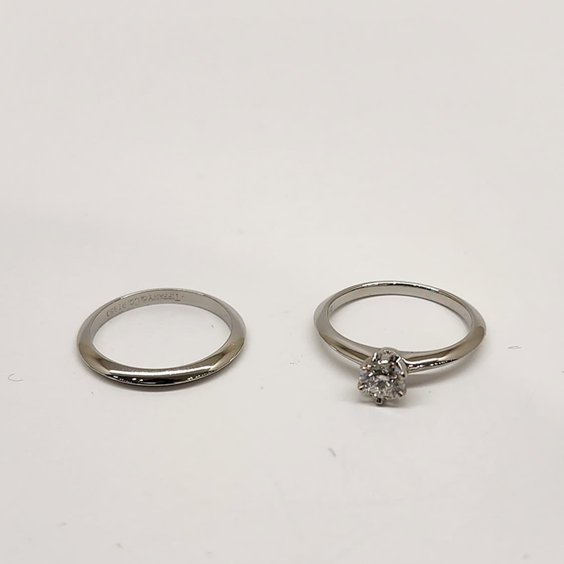 티파니 PT 웨딩반지 0.43캐럿 6.5호/가드링6호 상품이미지3