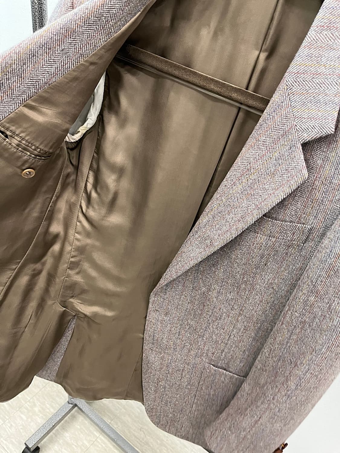 95) 입생로랑 프랑스 헤링본자켓  상품이미지8