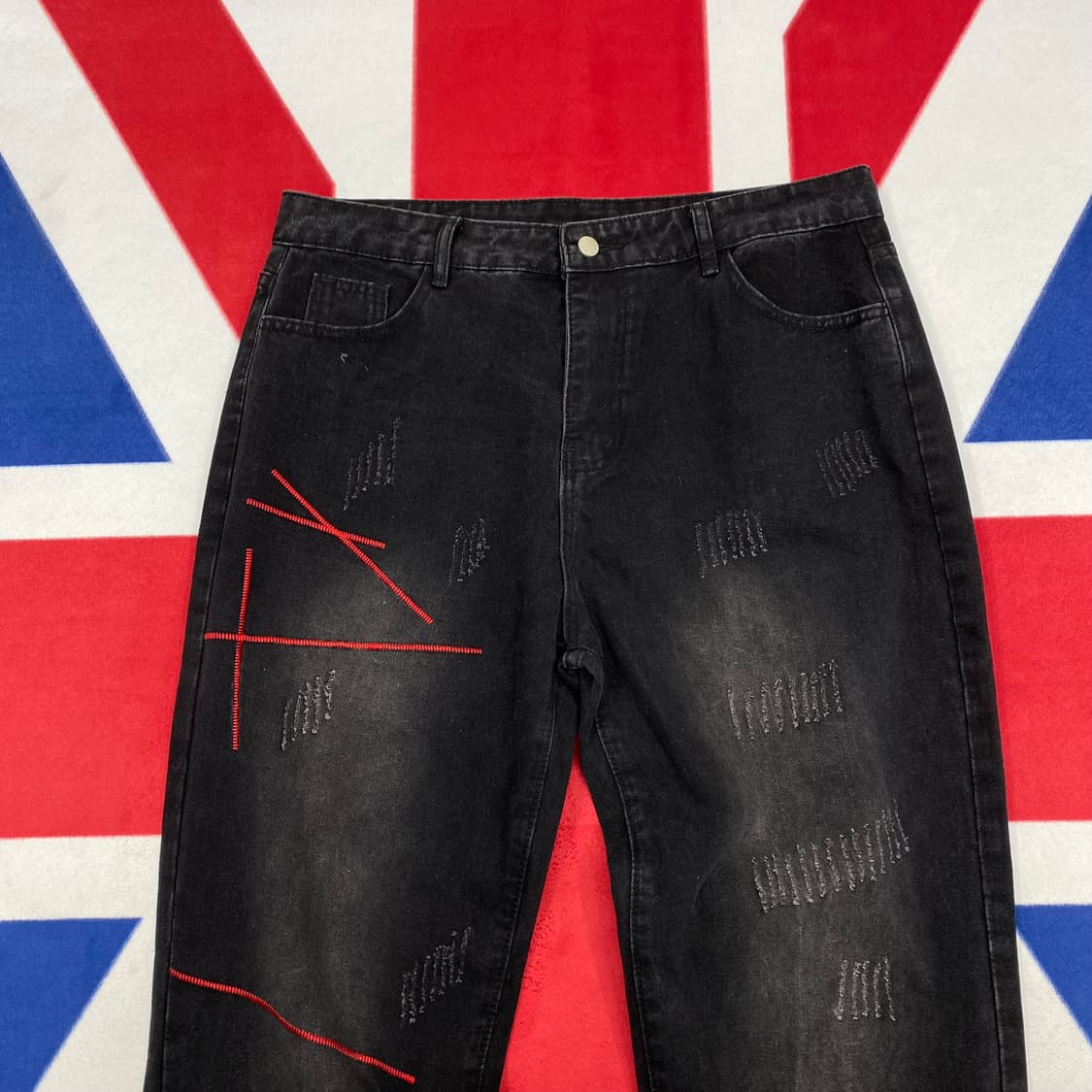 빈티지 데미지 팬츠 3XL 상품이미지2