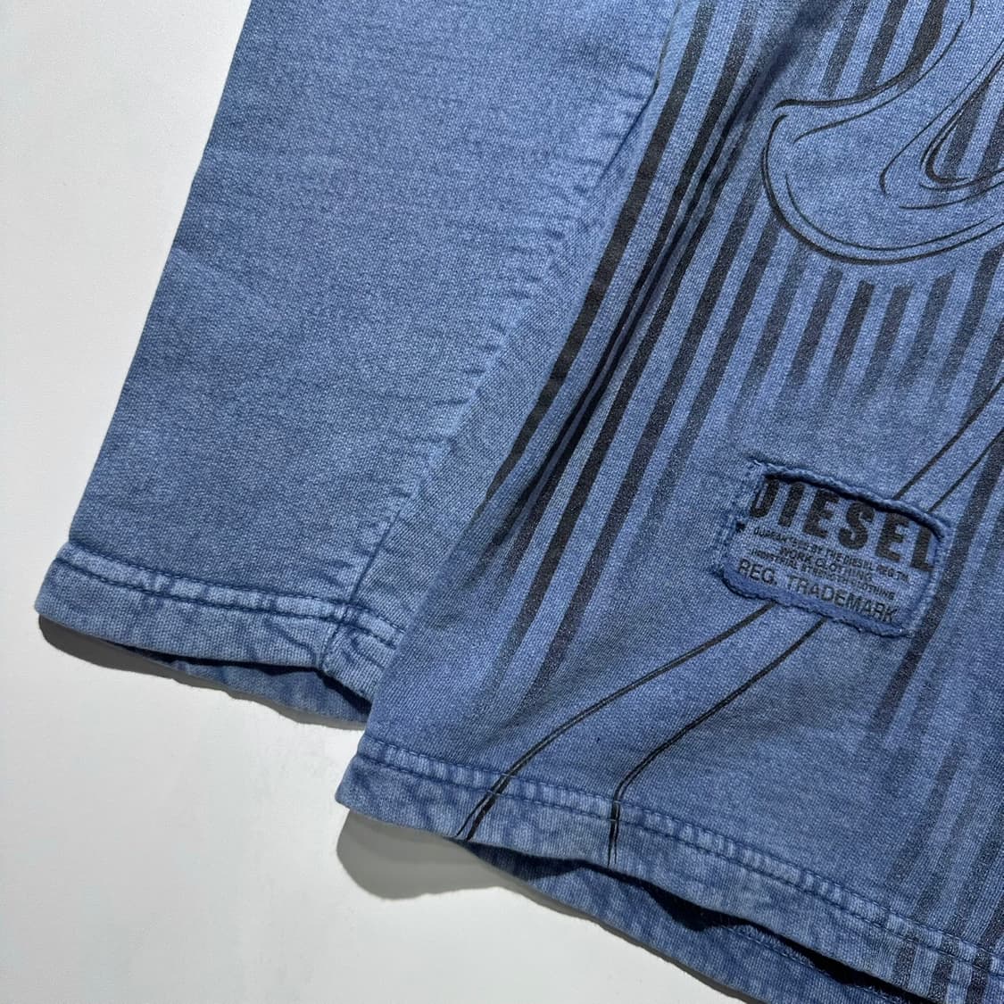 디젤 그래픽 로고 후드 상품이미지5