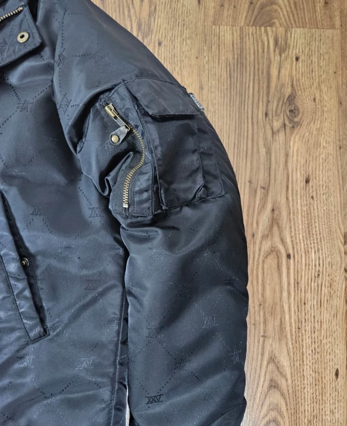 M 빈티지 스투시 패턴 자켓 상품이미지4