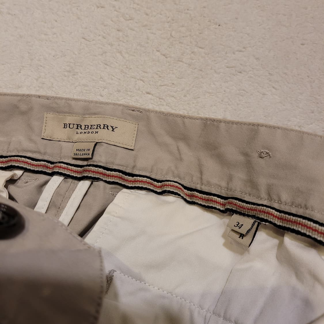 버버리 런던 코튼 팬츠 34 상품이미지7