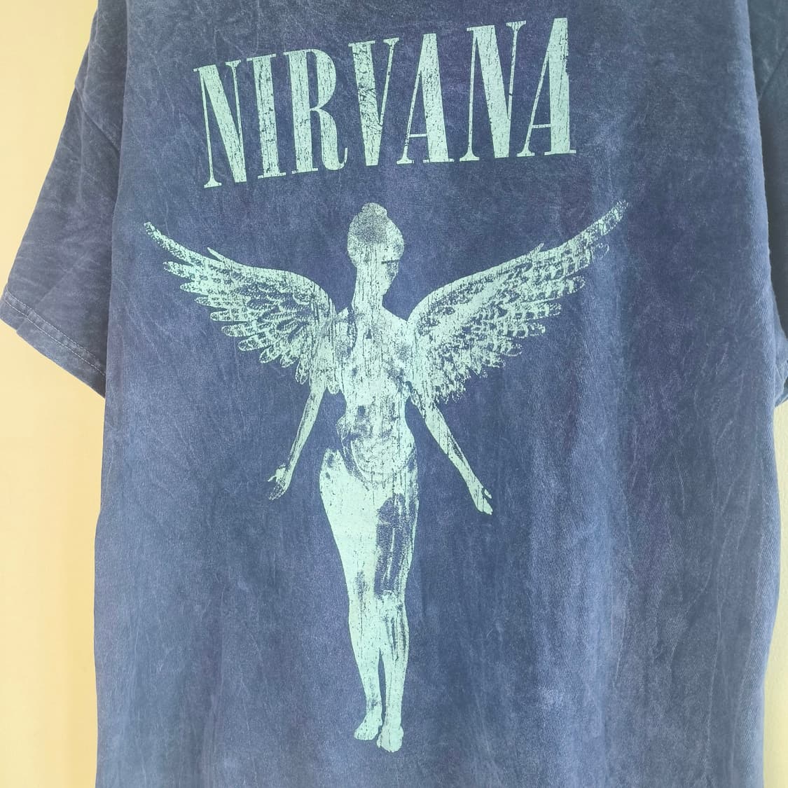 [L] NIRVANA 너바나 타이다이 밴드티 상품이미지2