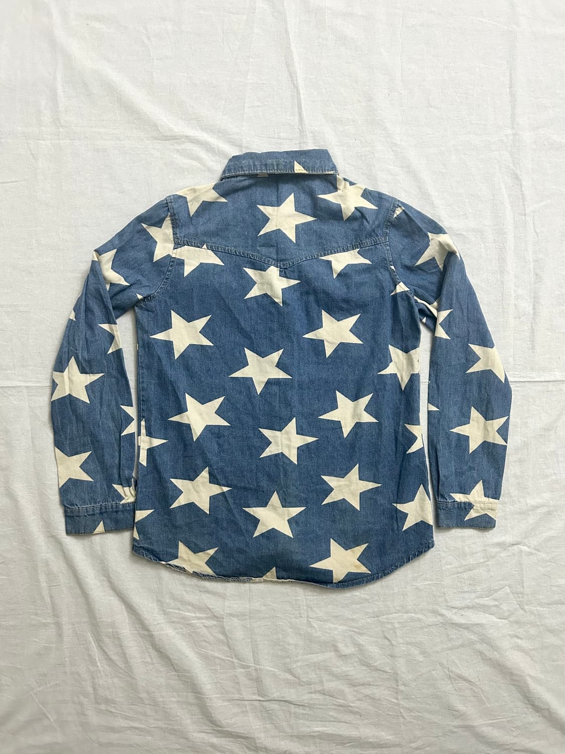 스타 프린트 데님 웨스턴셔츠 상품이미지3