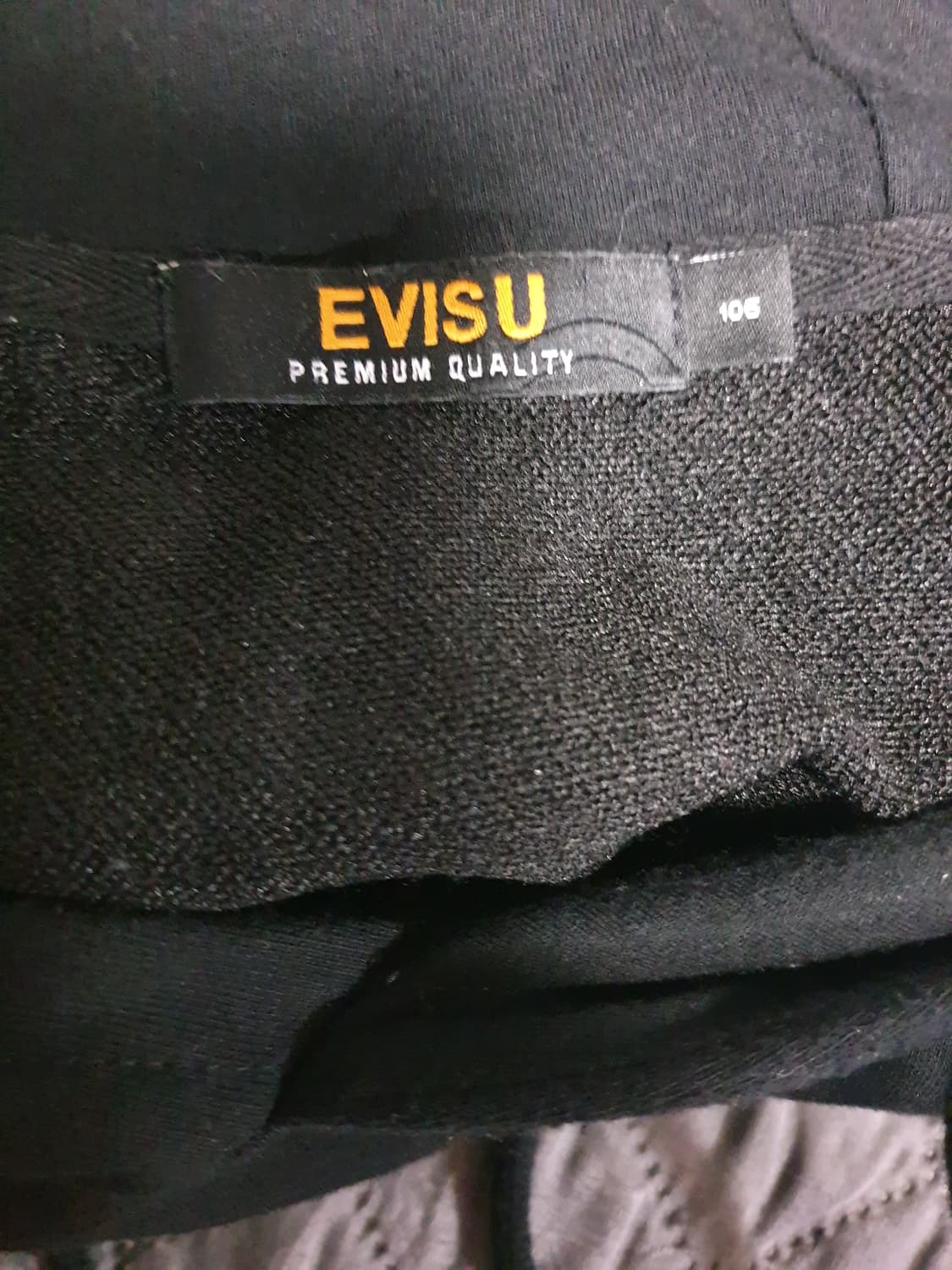 EVISU 프리미엄 퀄리티 레인보우 프린팅 스웨트 셋업(상:XL 하:L) 상품이미지3