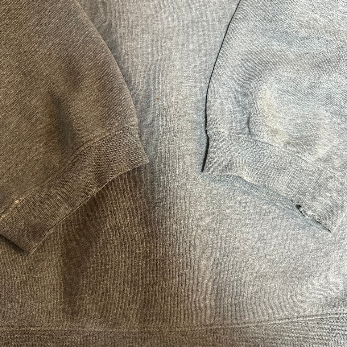 위너스 빈티지 맨투맨 스웻셔츠 그레이 라지 기모 상품이미지3