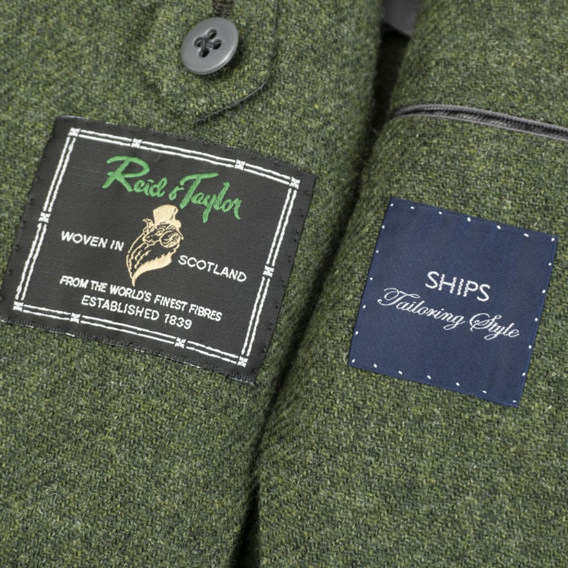 Ships 그린 트위드 자켓 Reid & taylor 상품이미지4