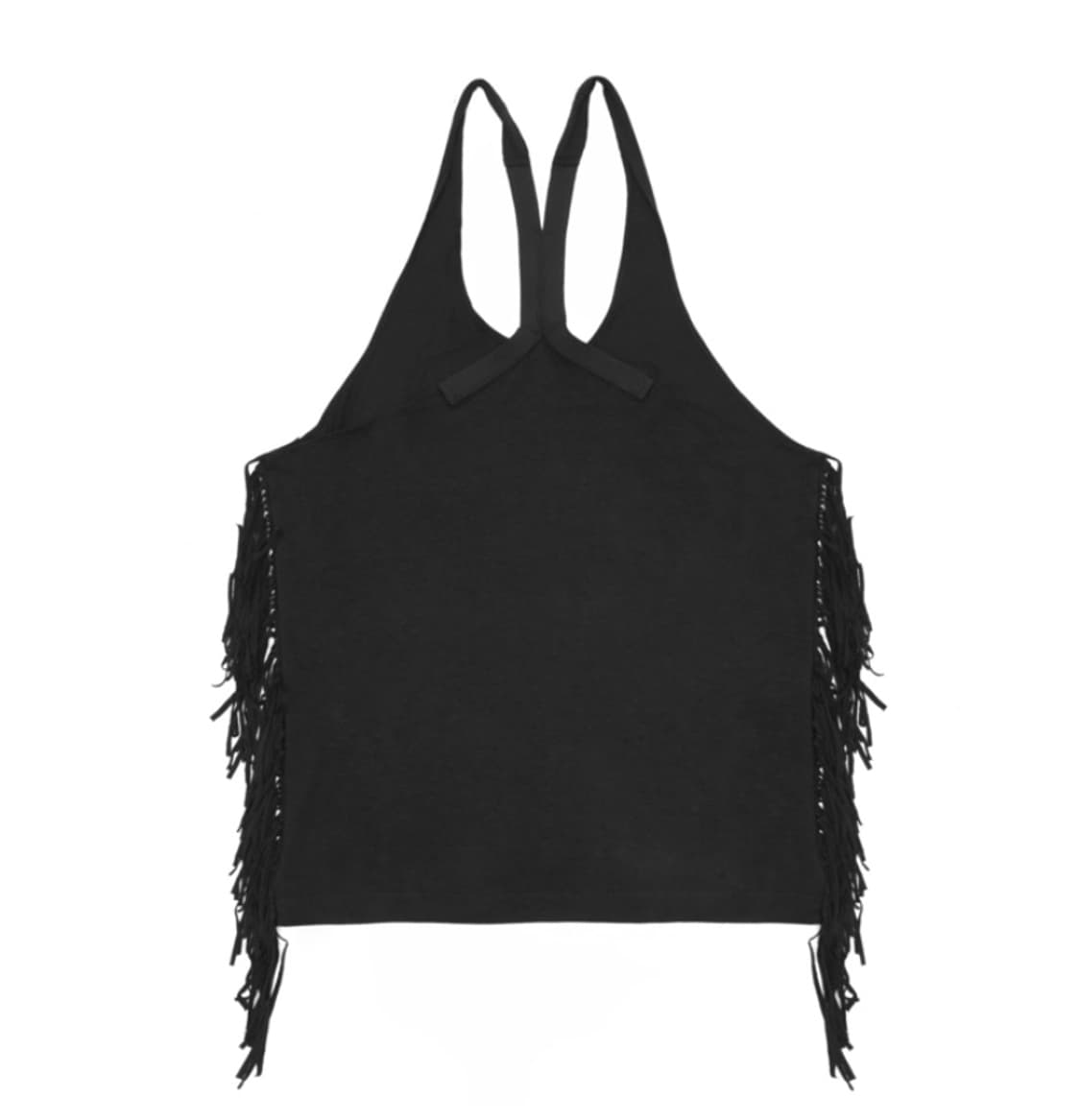 604서비스 프린지 슬리브리스 블랙 판매 상품이미지2