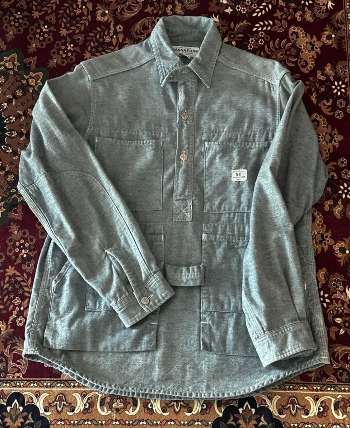 사사프라스 아노락 워크자켓 데님 S 상품이미지2