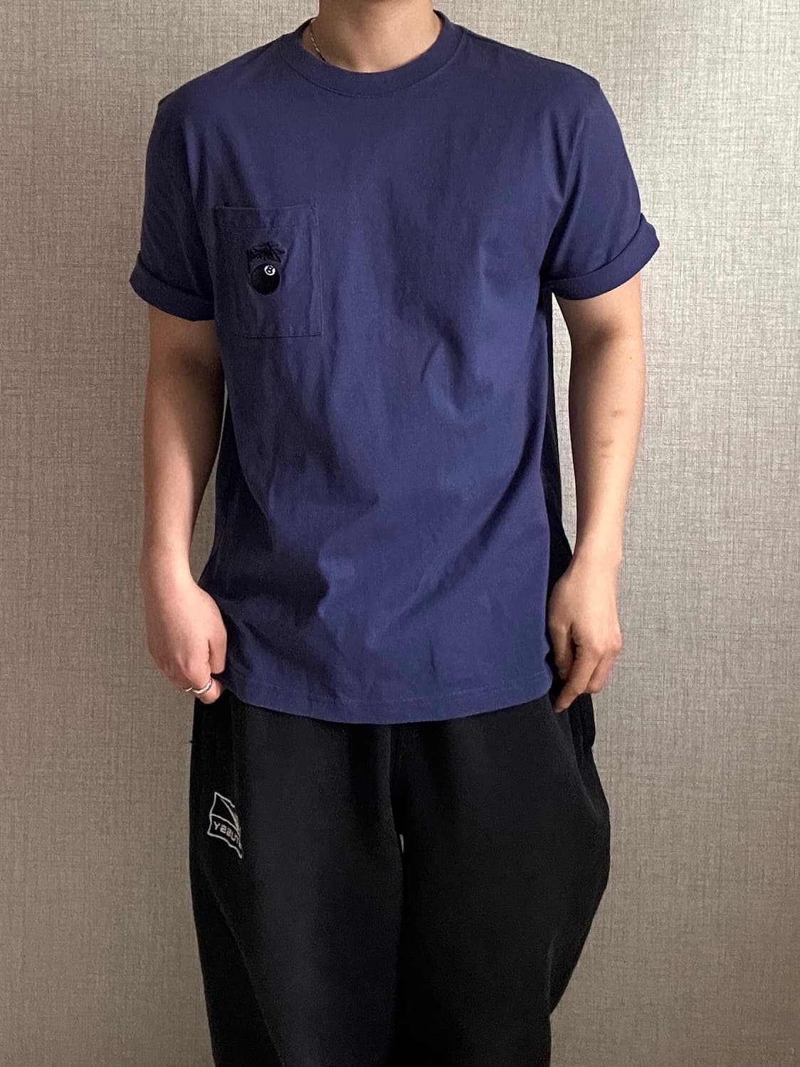 Stussy 스투시 8볼 포켓 신형 반팔 티셔츠 상품이미지1