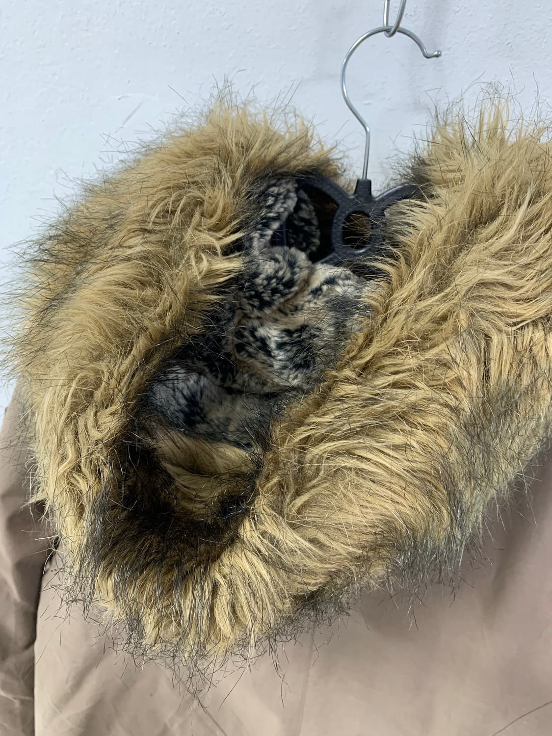 [XNTRIK] y2k 울프죠 베이지 야상 자켓 상품이미지6