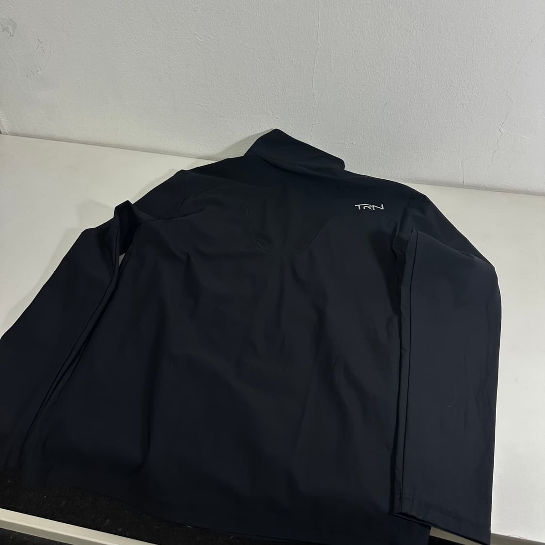 90-95 M 다이나핏 블랙 머슬핏 나일론 트레이닝집업 상품이미지5