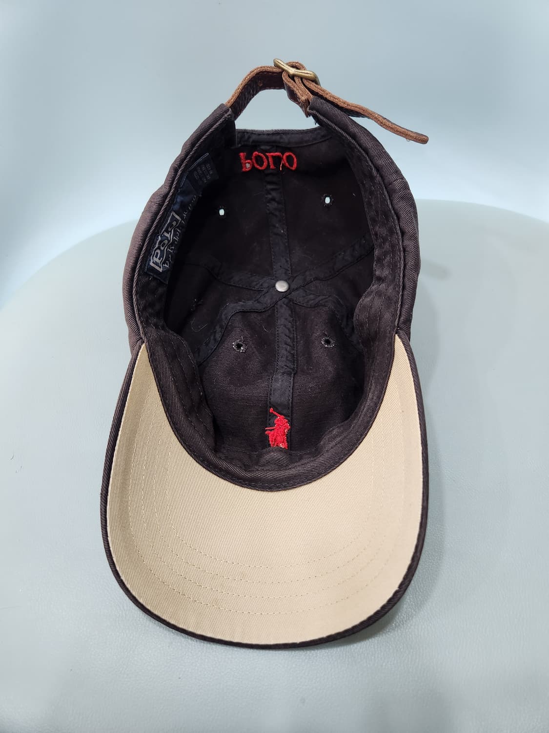 폴로랄프로렌 빈티지 블랙 볼캡 모자 상품이미지5
