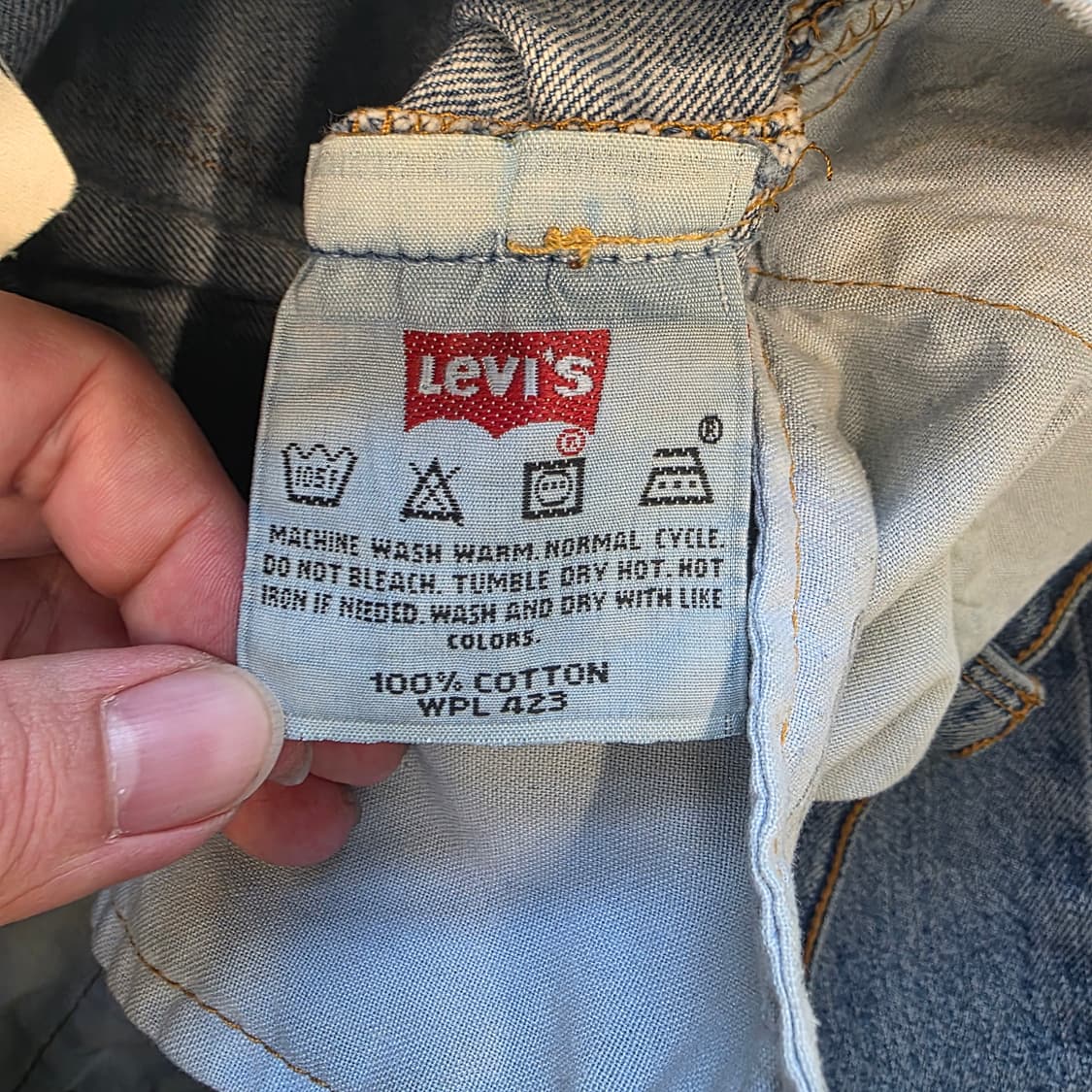 [W36L32]00s 리바이스 LEVIS 501 데님팬츠 상품이미지4