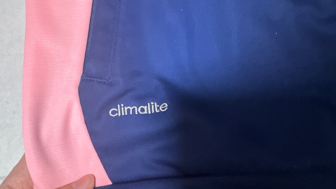 [~2.12]아디다스 빈티지 y2k  큐빅 네이비 핑크 트랙 져지 상품이미지9