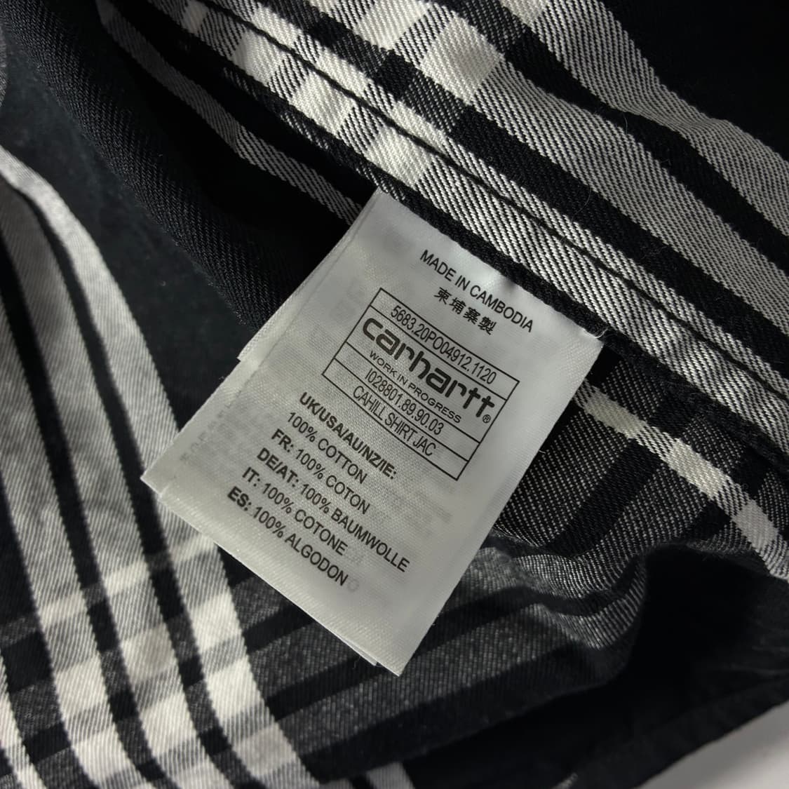 Carhartt  칼하트 WIP 케이힐 체크 셔츠 자켓  상품이미지6