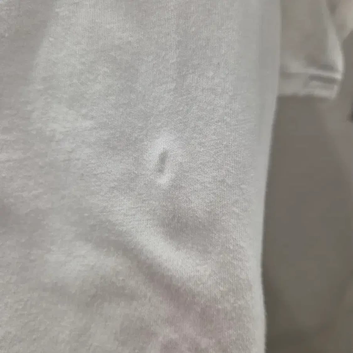 메종키츠네 폭스 자수 반팔티 화이트 S 상품이미지4