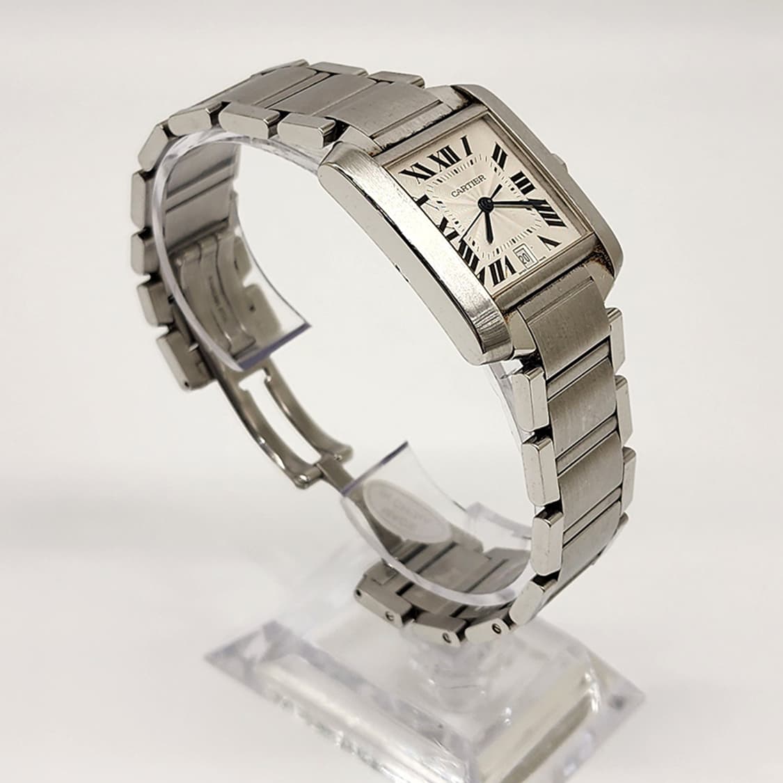 까르띠에 2302 탱크 프랑세즈 스틸 라지 상품이미지2