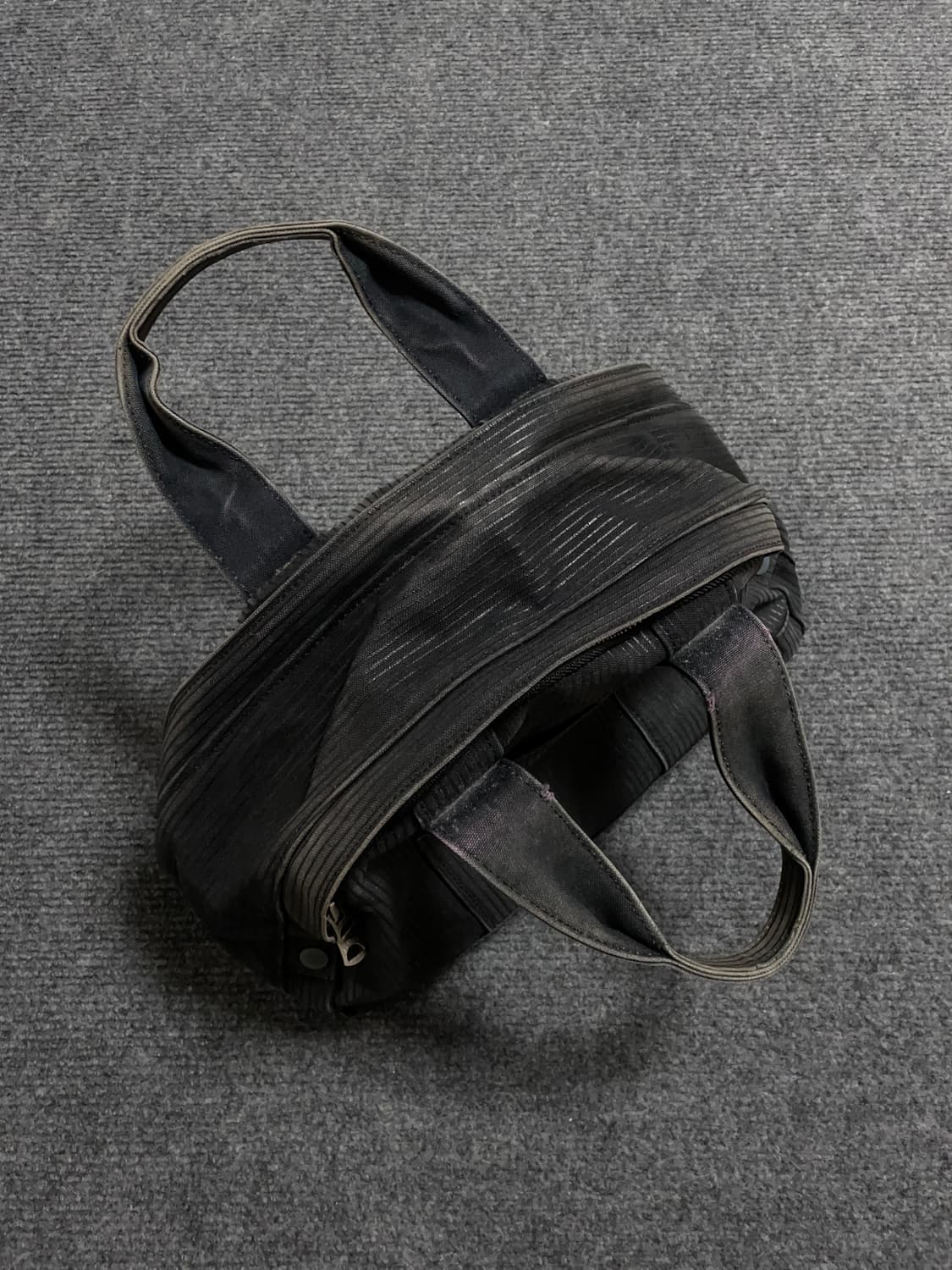 포터 블랙 스트라이프 보스턴백 상품이미지7