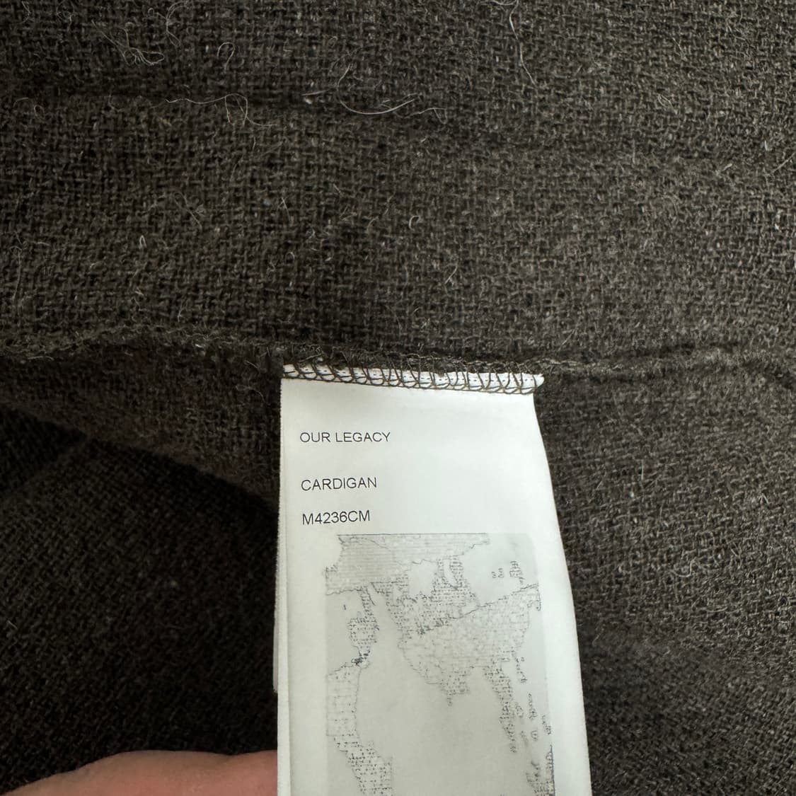 아워레가시 몰 그레이 모헤어 가디건 50 사이즈 상품이미지6
