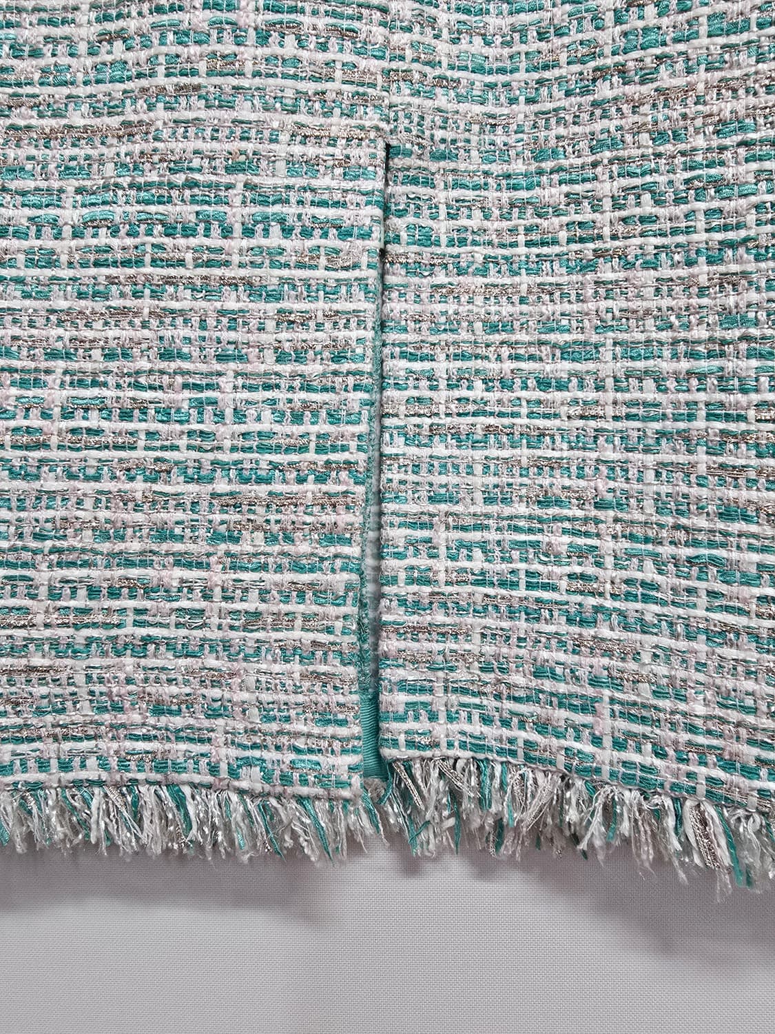 오즈세컨 트위드 데님 포인트 스커트 상품이미지3