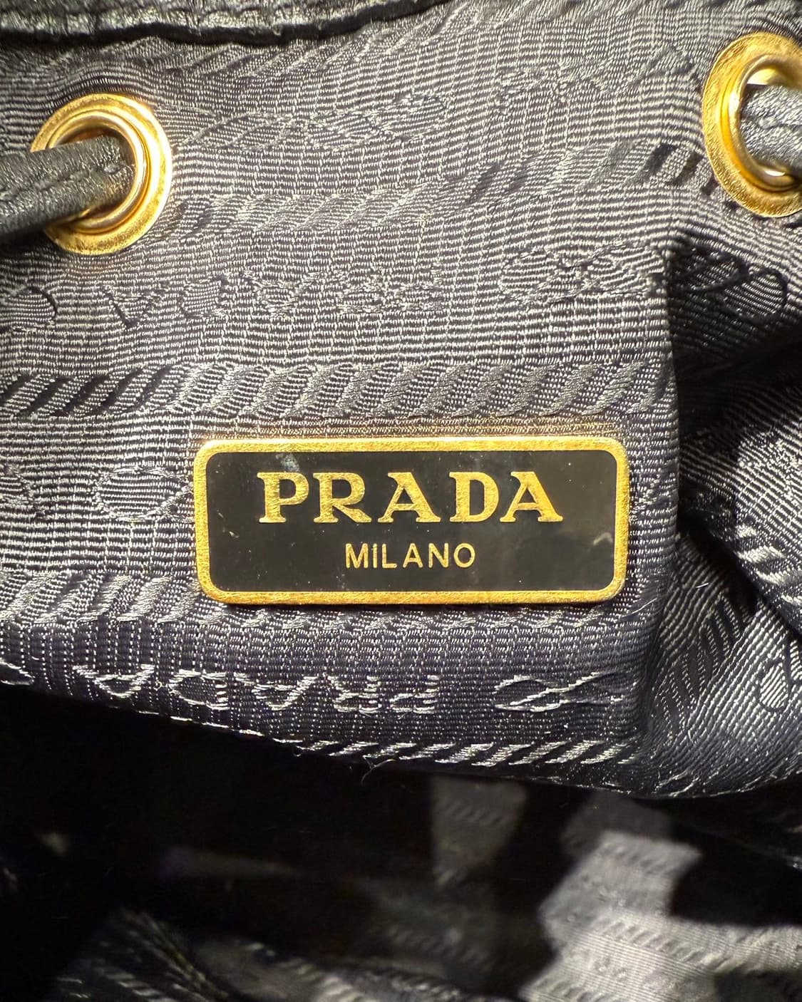 프라다 블랙 듀엣 리나일론 버킷백  상품이미지8