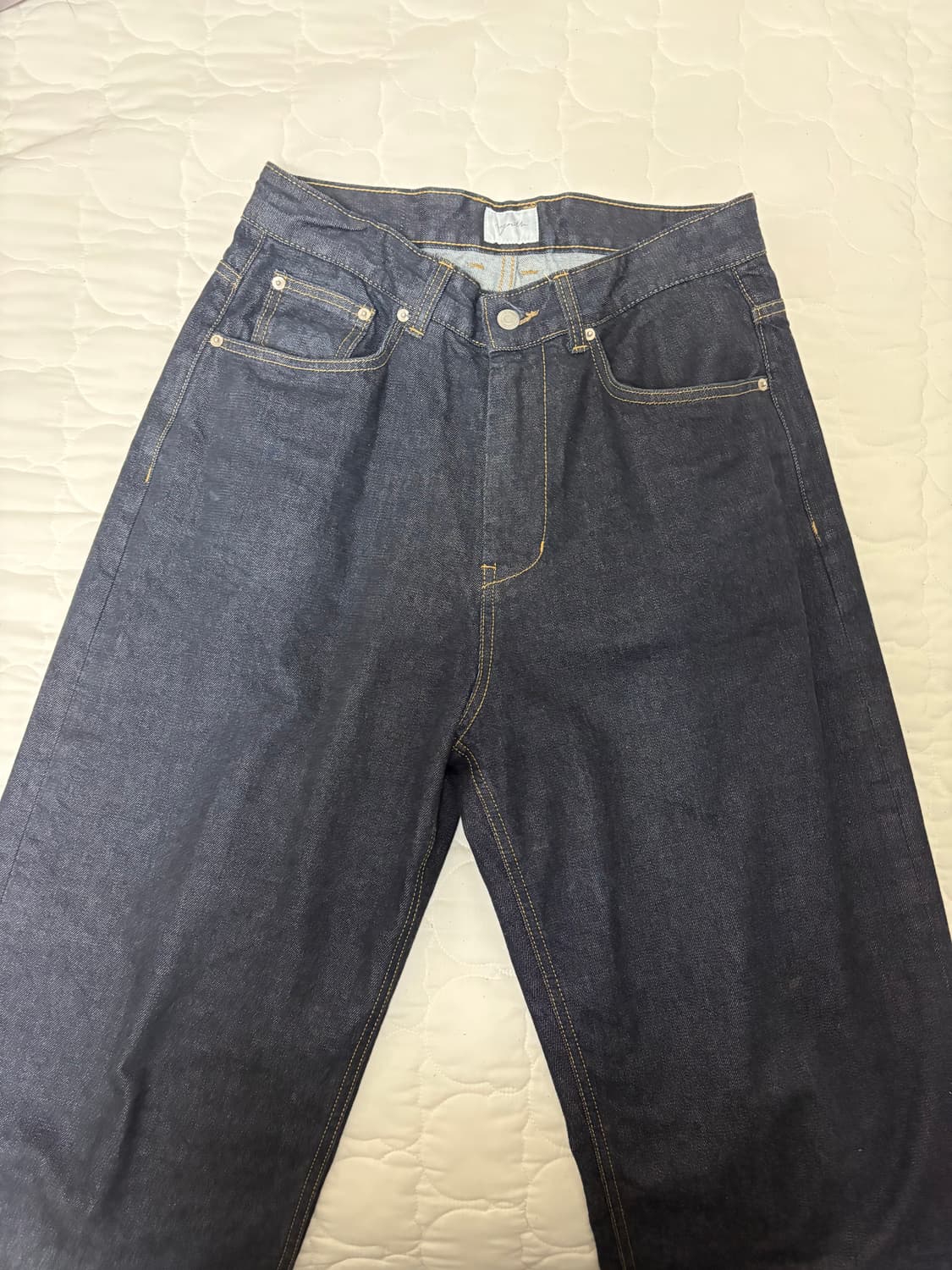 유스 데님 셋업 원워시 L (트러커, 와이드 팬츠) 상품이미지4