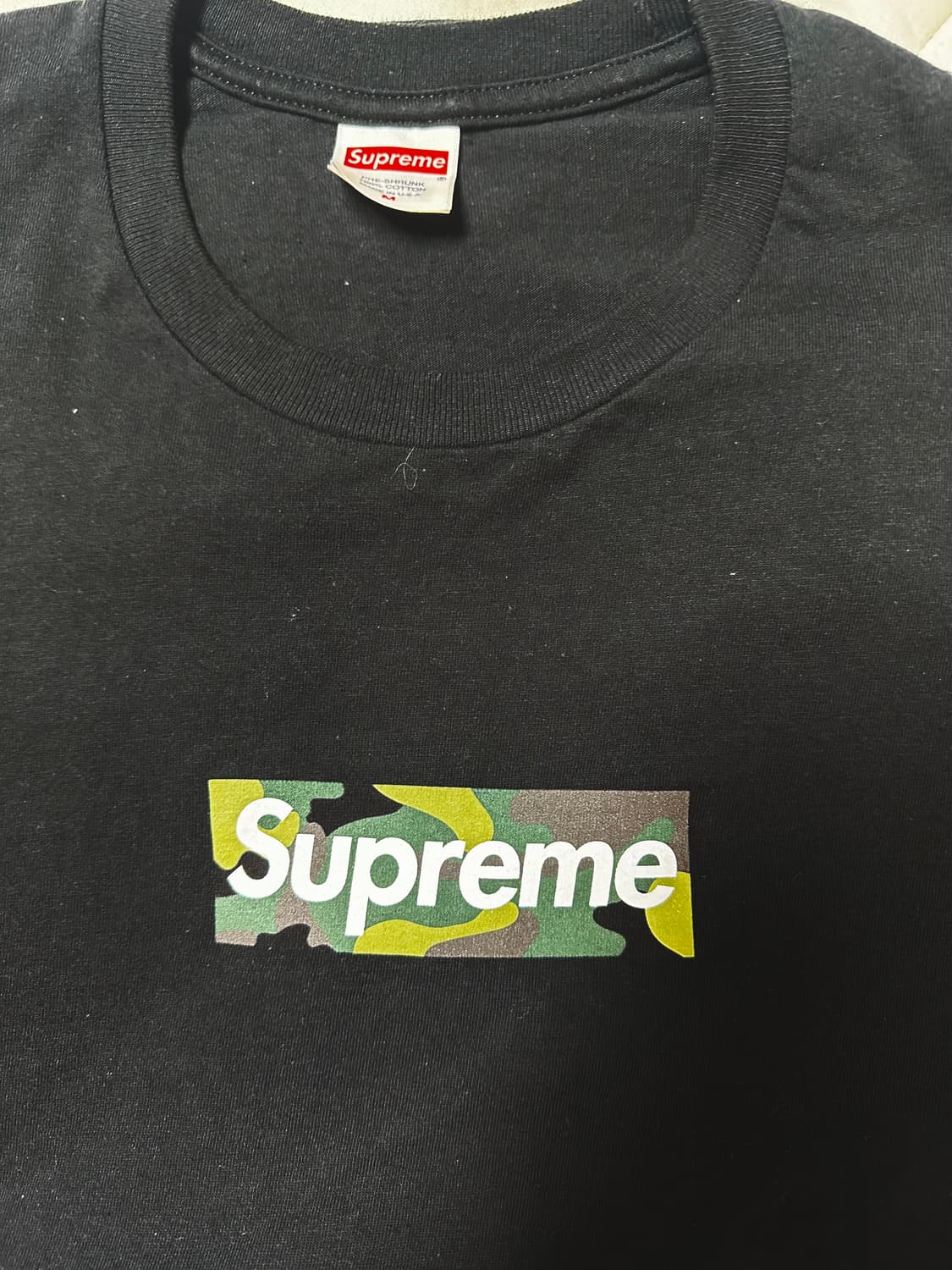 Supreme box logo t-shirt black - 23FW 상품이미지1