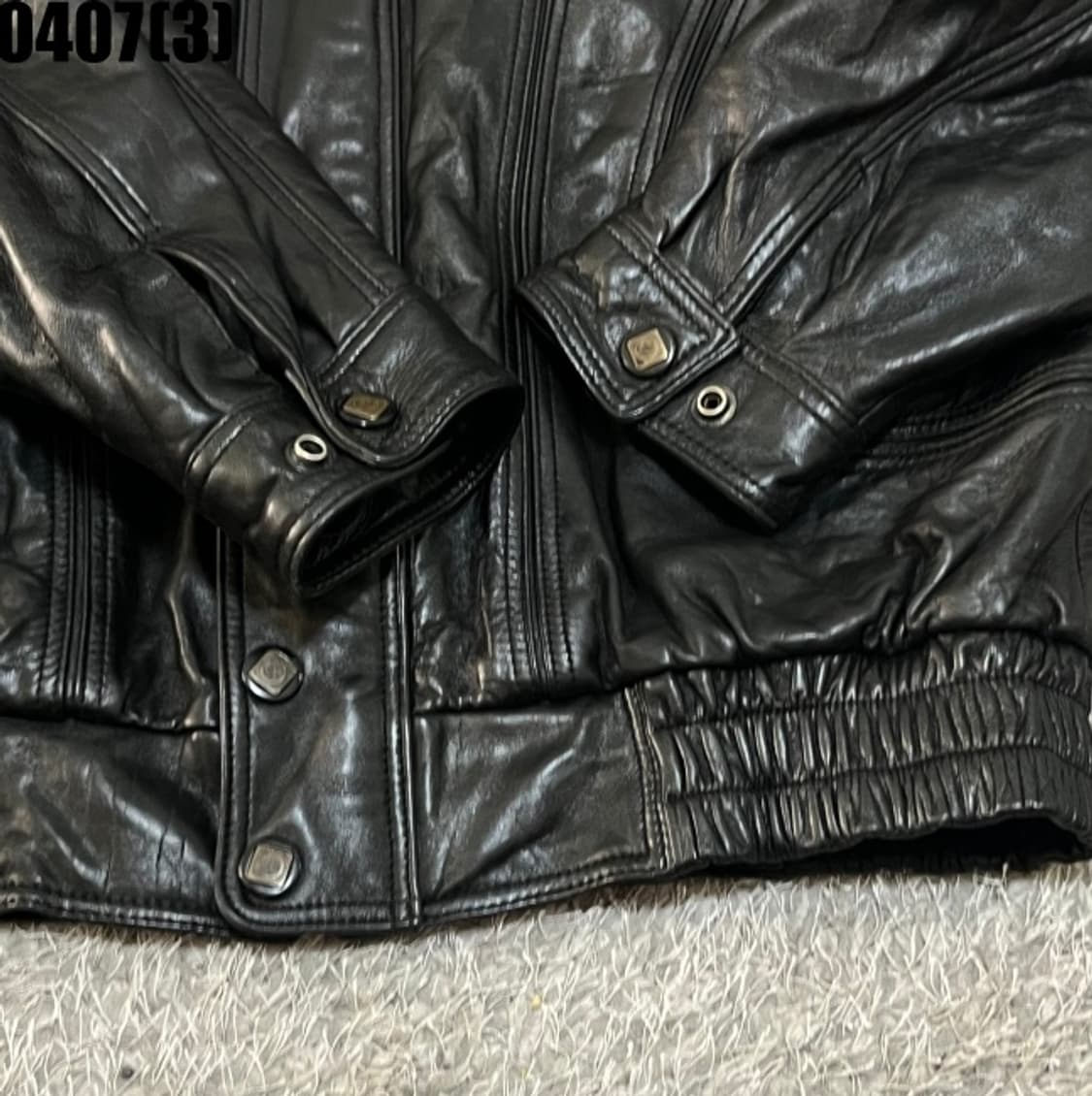 CAMAN 빈티지 레더 양가죽 자켓 상품이미지4