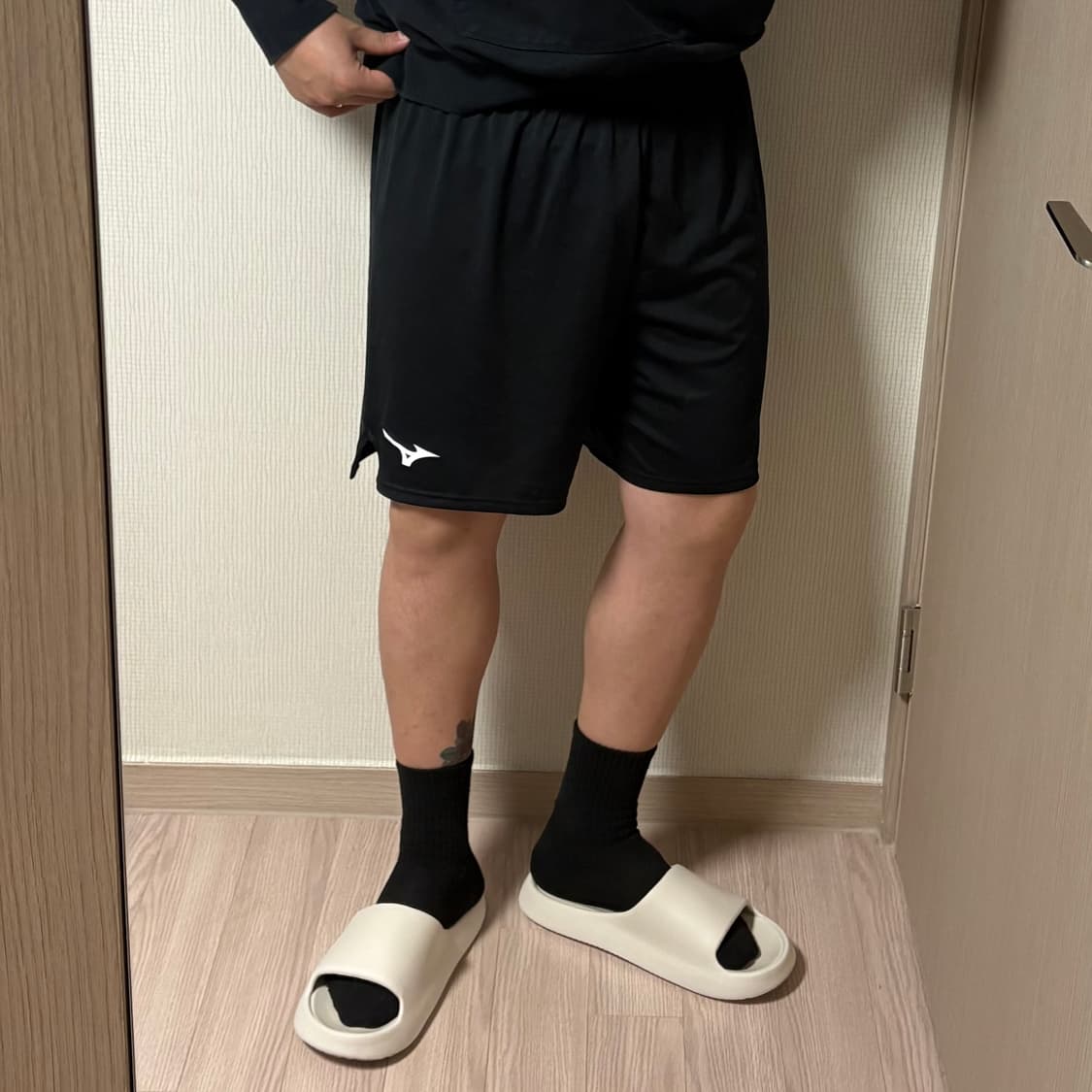 정품 미즈노 블랙 기능성 반바지 쇼츠팬츠 상품이미지2