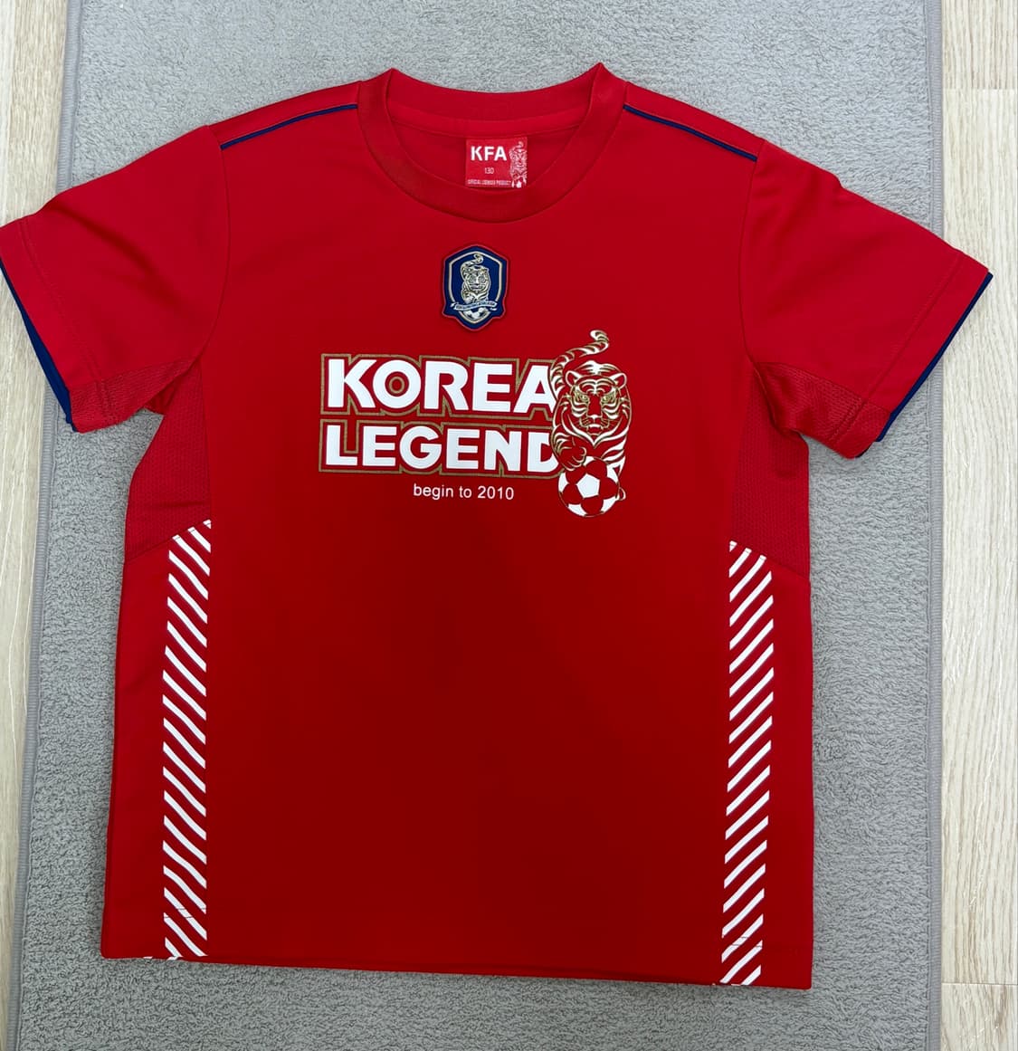 [S급] ⚽️KFA 한국 축구 호랑이 티셔츠 130 상품이미지1