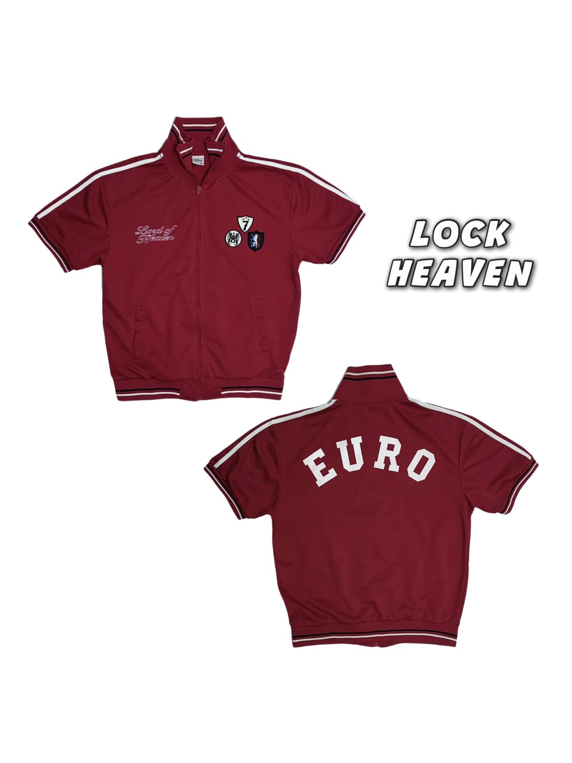 Lock heaven 락헤븐 반팔 져지 트랙탑 집업 (JPN) 상품이미지1