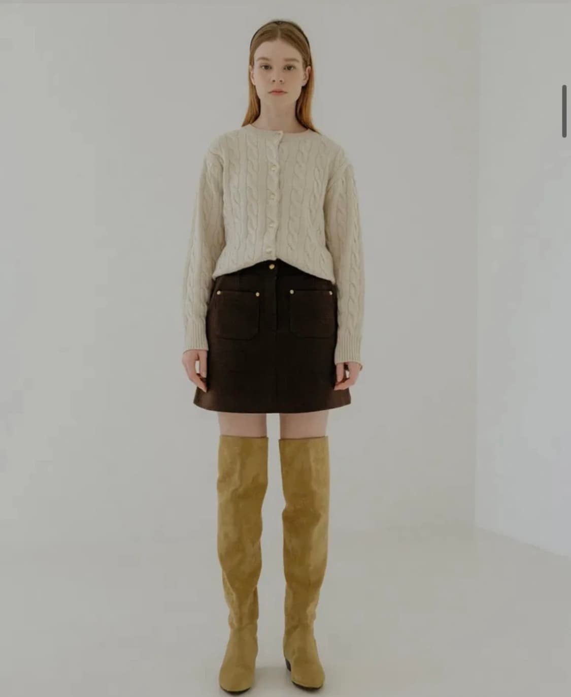 에펠클래식 스웨이드 싸이하이부츠 240 상품이미지1