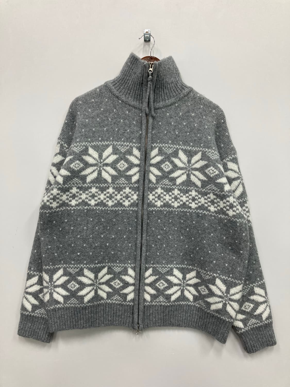 빈티지 니트집업 상품이미지1