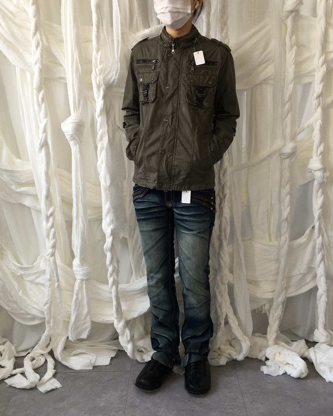 Pocket point high neck jacket 상품이미지1