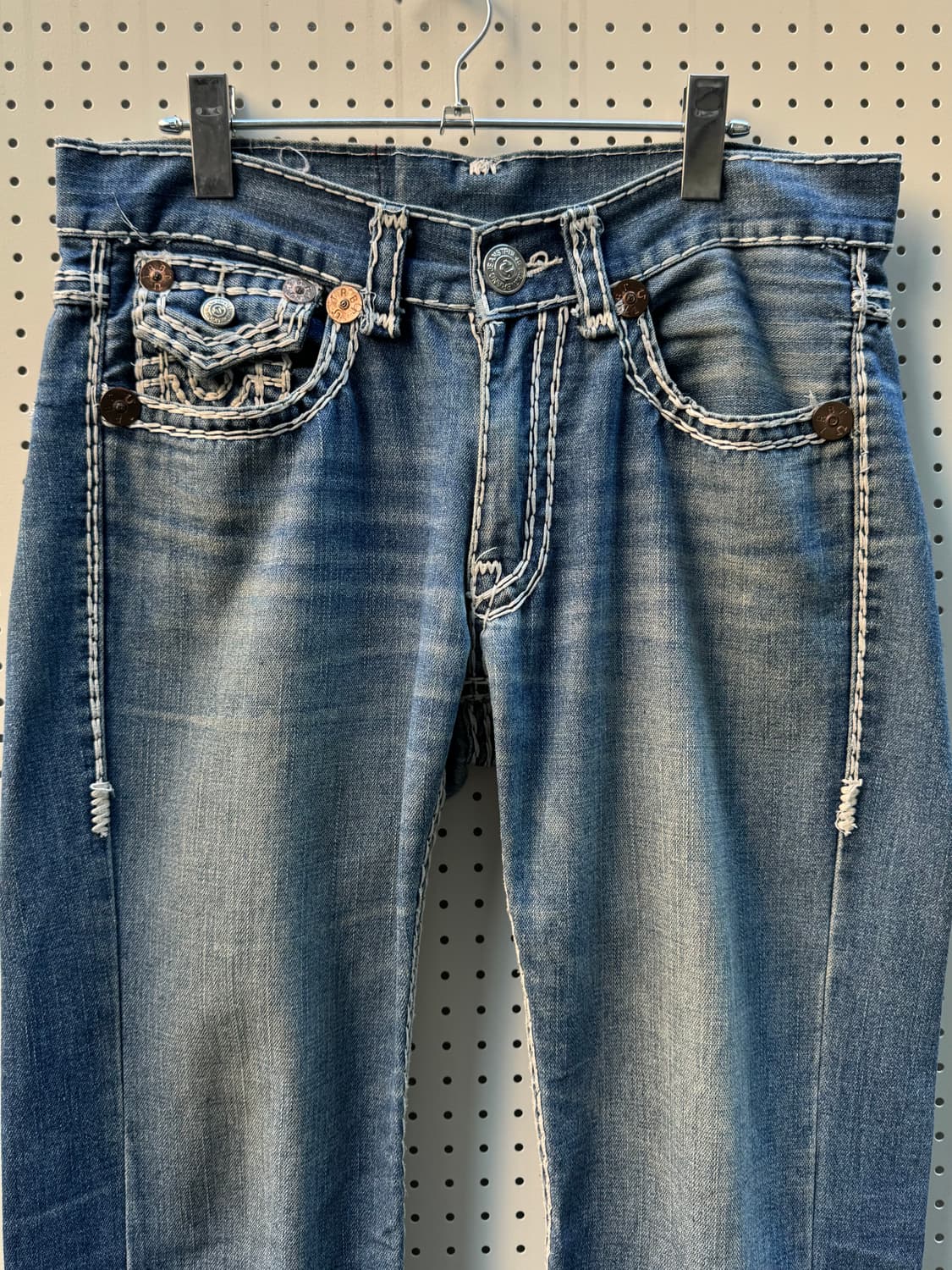 트루릴리전 빌리 슈퍼 T 플레어 팬츠 상품이미지5