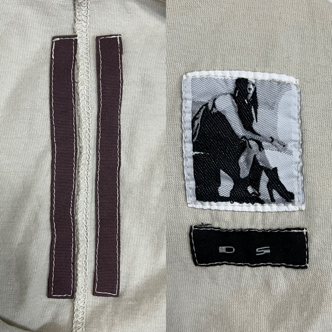 릭오웬스 16SS 다크쉐도우 절개 레벨 티셔츠 펄 상품이미지7