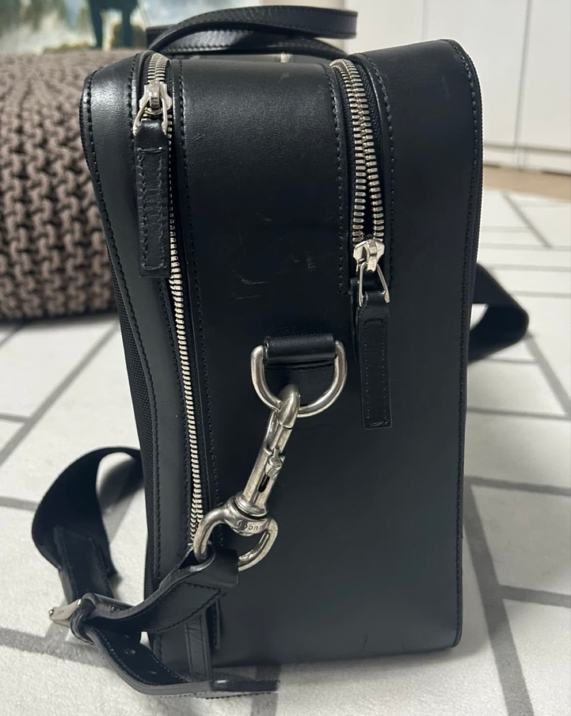 구찌 웹 나일론 브리프케이스 가방 387109 상품이미지10