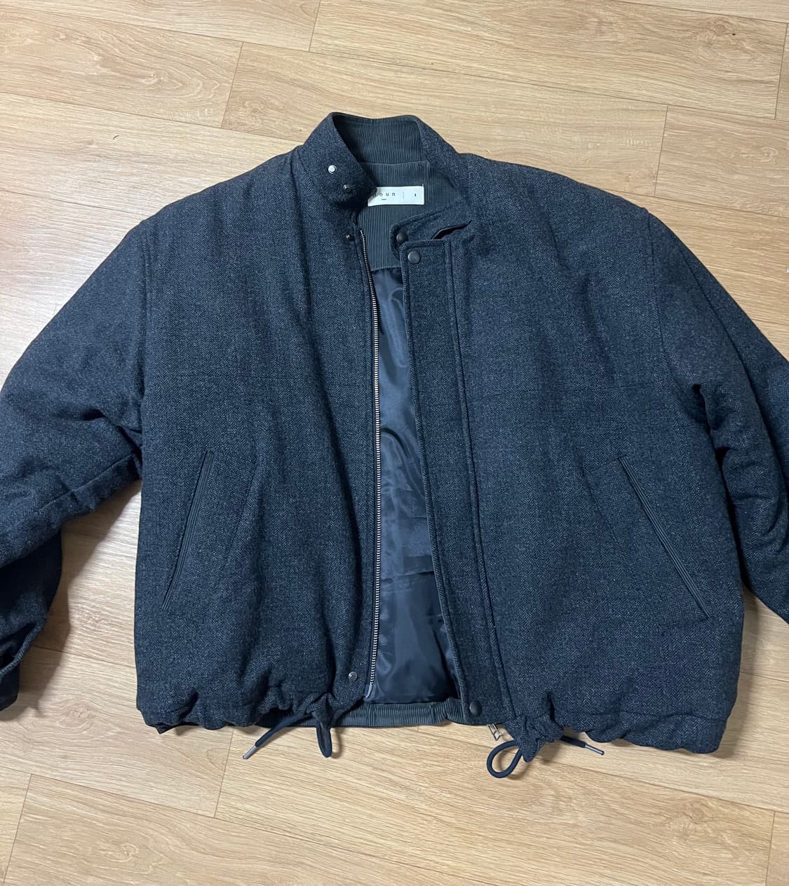 노운 해링턴 자켓 차콜 (1) 상품이미지2