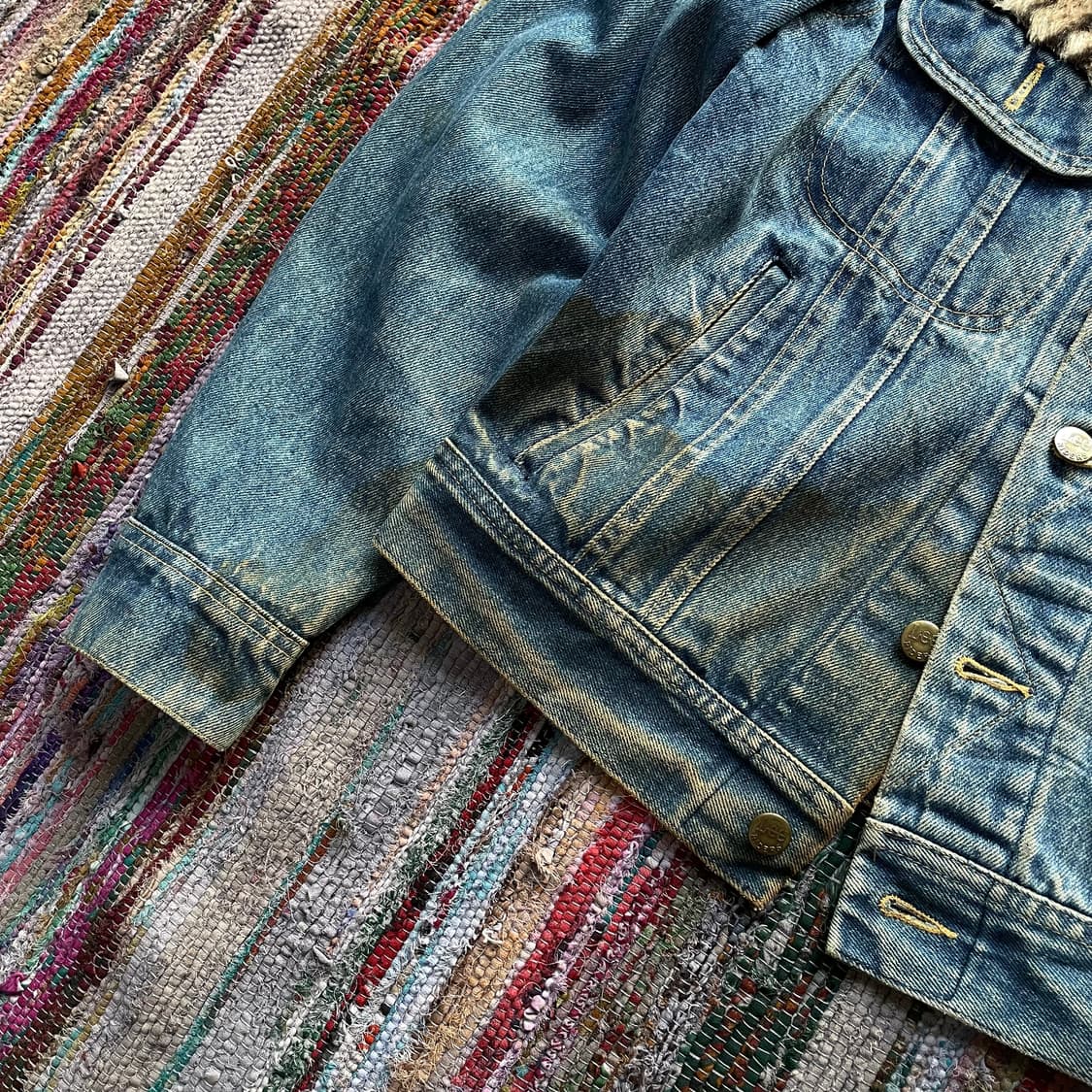 리 데님 재킷 상품이미지5