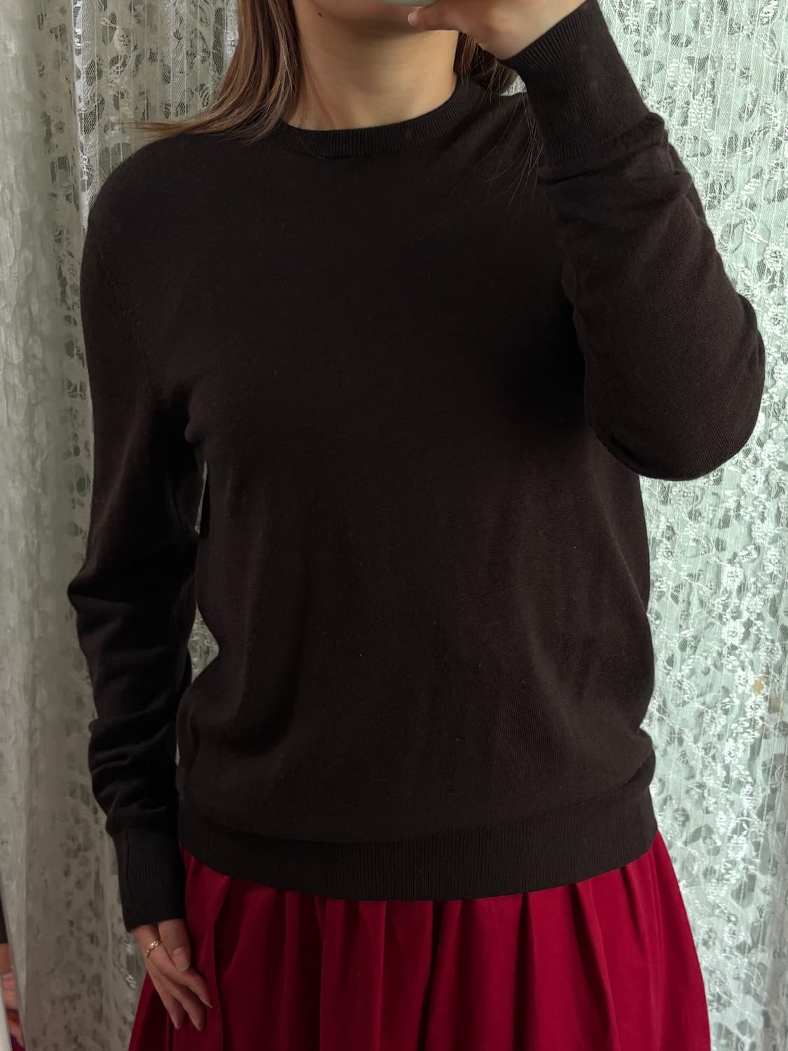 브라운 니트 상품이미지2