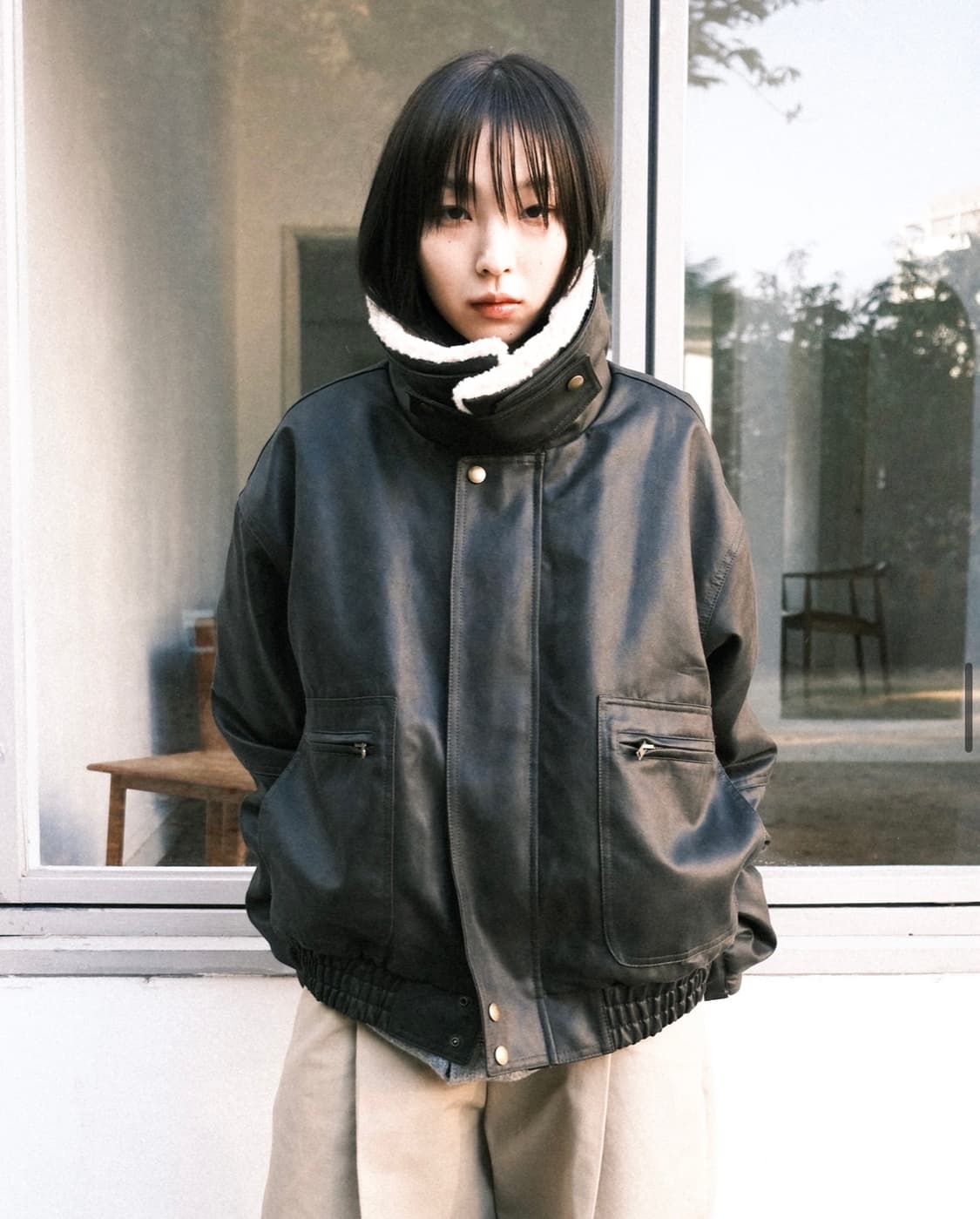 LEEKIE B.T Mustang Jacket brown M사이즈 상품이미지1