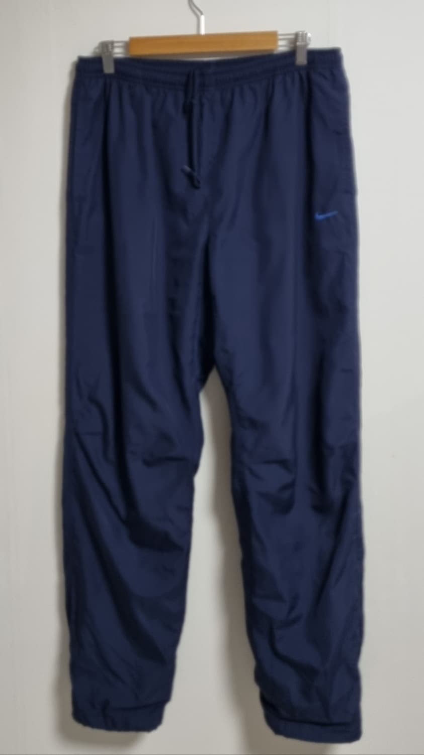 L (100) 나이키 빈티지 올드스쿨 네이비 트레이닝 우븐팬츠 상품이미지1