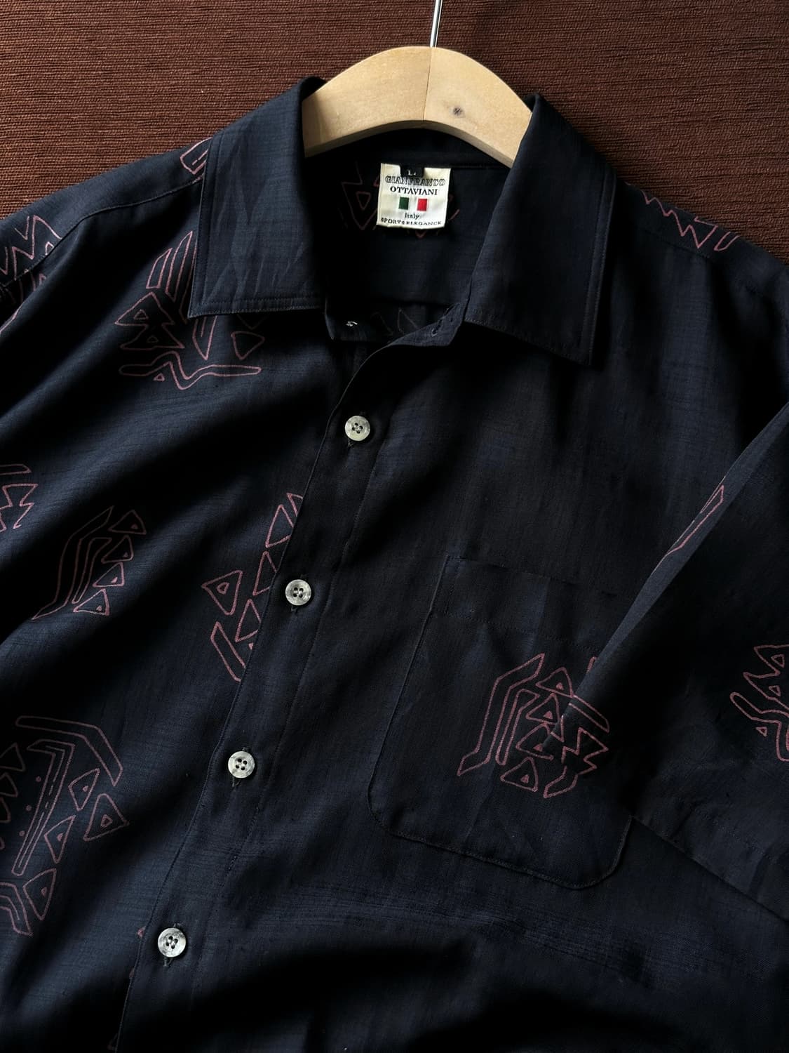 High count design pattern H/S shirt 상품이미지1