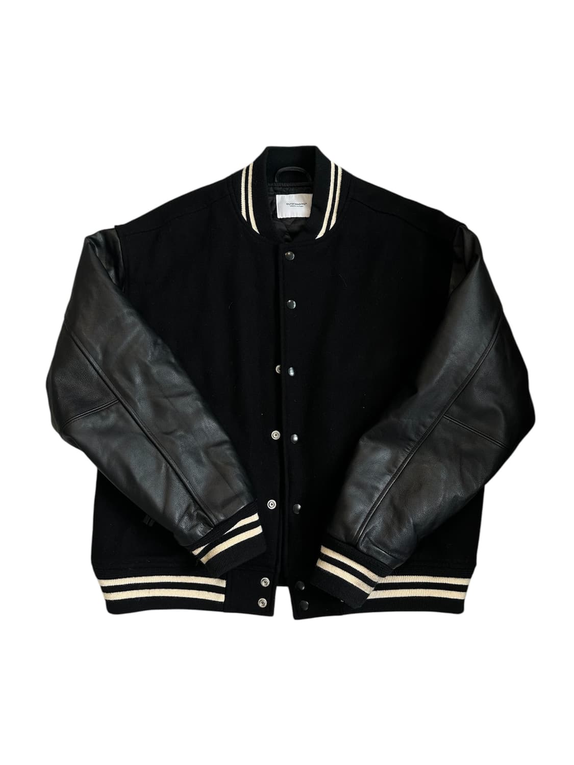 아웃스탠딩 (Outstanding)카우레더 바시티 자켓 3 상품이미지1