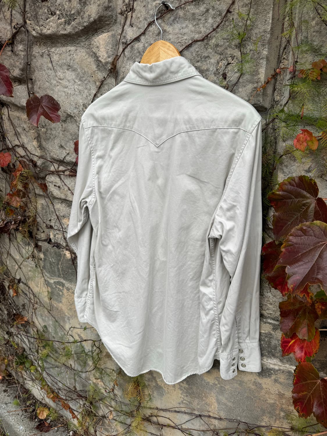 Lee 제팬 빈티지 웨스턴 셔츠 오트밀 M 상품이미지4