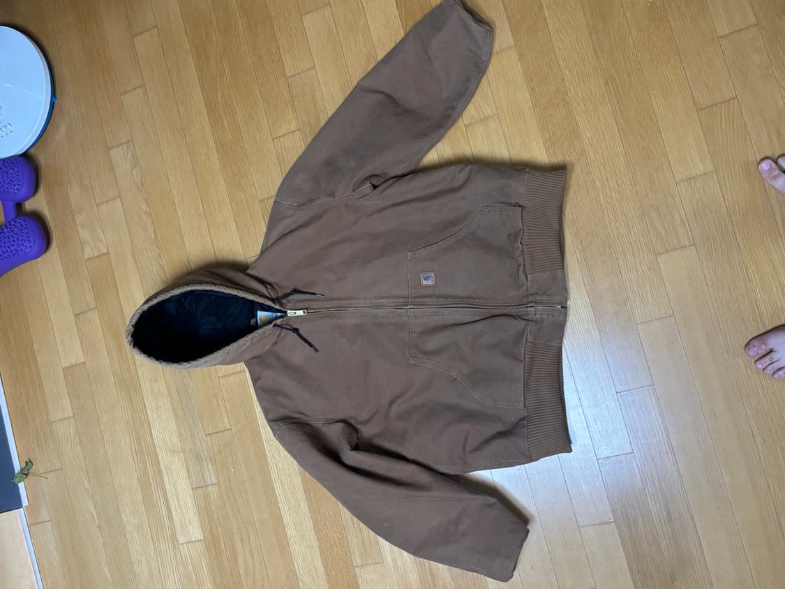 칼하트 덕 액티브 자켓 j130 brn 브라운 자켓 상품이미지1