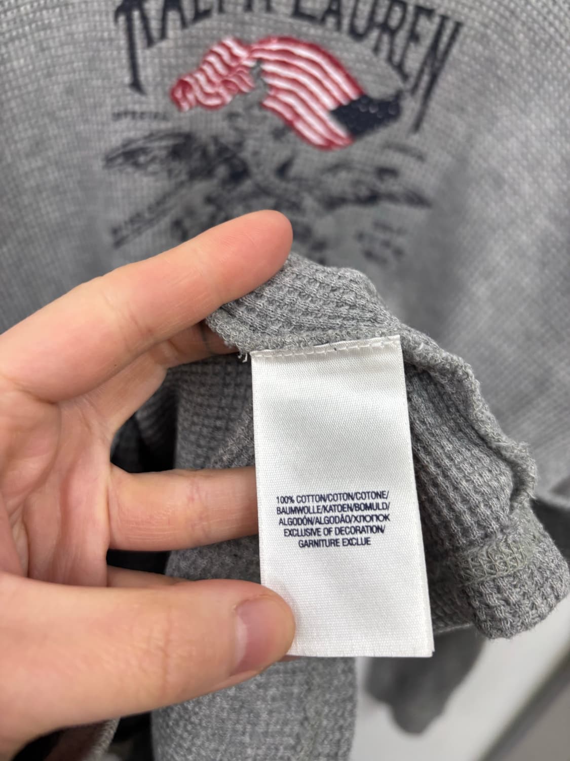 폴로랄프로렌 와플 긴팔티  상품이미지5